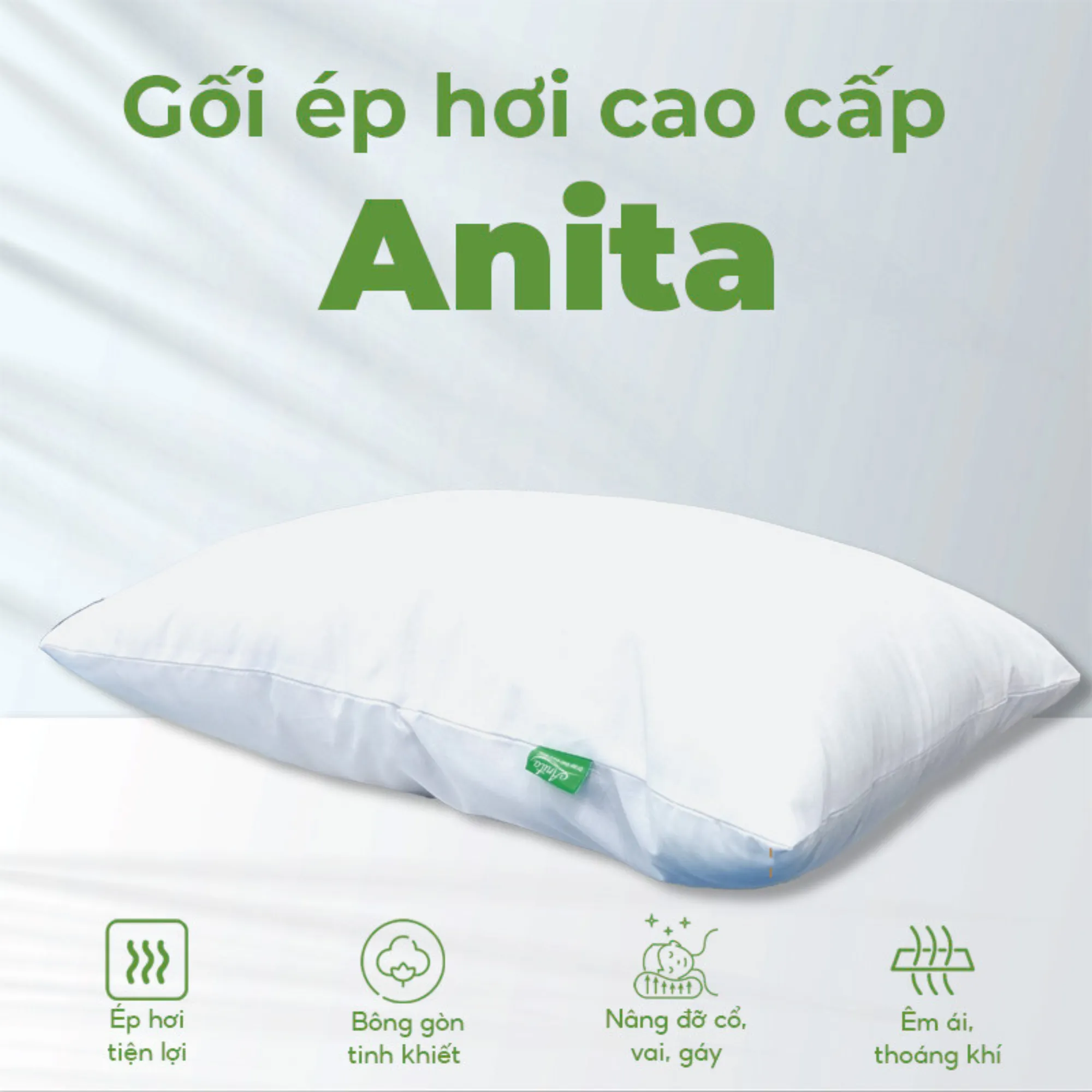 Gối Nằm Ép Hơi Anita