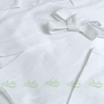 Áo choàng tắm Anita thêu logo khách sạn, tạo điểm nhấn thương hiệu chuyên nghiệp