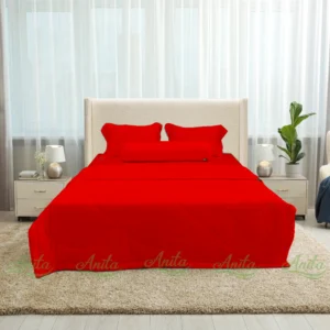 Drap Tencel Anita Basic - Đỏ